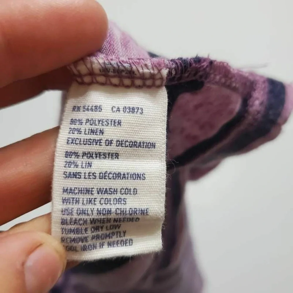 American Eagle Outfitters Womens Cardigan Sweater Pink Blue Stripe 3/4 Sleeve XS